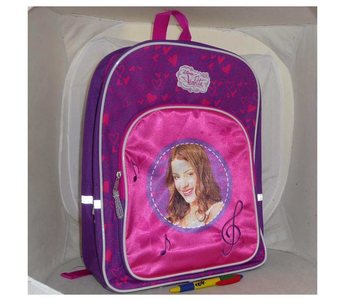 VIOLETTA Backpack 41x30cm Original DISNEY Photo Martina