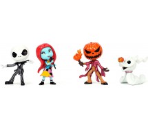 NBX NIGHTMARE BEFORE CHRISTMAS Special BOX Set 4 Mini Figure IN METALLO 7cm Originali JADA Toys Metalfigs