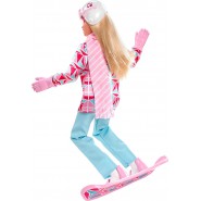 BARBIE Doll With SNOWBOARD Winter Sports Snowboarder ORIGINAL Mattel HCN32