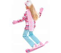 BARBIE Doll With SNOWBOARD Winter Sports Snowboarder ORIGINAL Mattel HCN32