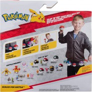 POKEMON Clip 'n' Carry CINTURA PORTA FIGURE + 2 Personaggi con POKEBALL Tomy 