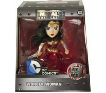 WONDER WOMAN Supereroe FIGURA Statuetta 10cm METALLO Dc Comics JADA Toys