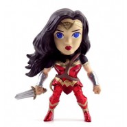 WONDER WOMAN Supereroe FIGURA Statuetta 10cm METALLO Dc Comics JADA Toys