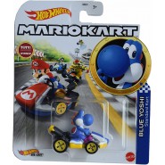 Die Cast Modellino KART di RED YOSHI Rosso versione STANDARD da SUPER MARIO KART Scala 1:64 5cm Hot Wheels