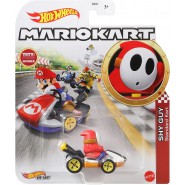 Die Cast KART Model RED SHY GUY Version STANDARD From SUPER MARIO Scale 1:64 5cm Hot Wheels