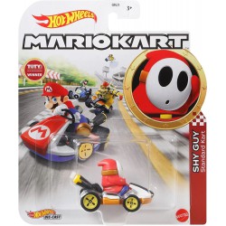 Die Cast Modellino KART di SHY GUY ROSSO Versione STANDARD da SUPER MARIO Scala 1:64 5cm Hot Wheels