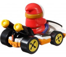 Die Cast KART Model RED SHY GUY Version STANDARD From SUPER MARIO Scale 1:64 5cm Hot Wheels