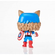 Figure CAPTAIN AMERICA CAPWOLF MARVEL Limited Edition 10cm Original FUNKO POP HEROES 882 Summer Convention 2021