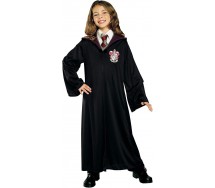 HARRY POTTER Normal Version HOGWARTS HOODED ROBE WITH CLASP Size M MEDIUM Boy 5-7 YEARS Original RUBIE'S  Halloween Carnival