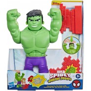 HULK Power Smash Figura Action 25cm MARVEL SPIDEY AMAZING FRIENDS Originale Hasbro F5067