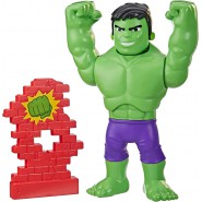 HULK Power Smash Figura Action 25cm MARVEL SPIDEY AMAZING FRIENDS Originale Hasbro F5067