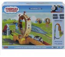 Pista Motorizzata LAUNCH AND LOOP Giro Della Morte SET Trenino THOMAS Fisher Price HLJ20