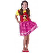 COSTUME Carnevale HEIDI Girl Size MEDIUM 5-6 YEARS Originale RUBIE'S