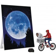  Action Figure E.T. Extraterrestrial and ELLIOT with BICYCLE Original NECA U.S.A.