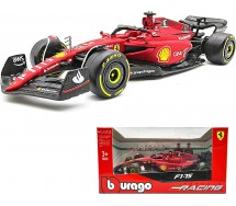 Modello DieCast FERRARI F1-75 Auto Formula 1 Scala 1/43 12cm  2022 Pilota LECLERC Numero 16 Originale Bburago 36832L 18-36832