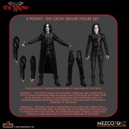 THE CROW Il Corvo ERIC DRAVEN Set Box 2 Figure da Collezione 9cm Originale MEZCO