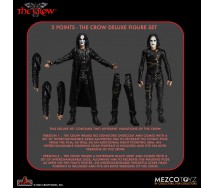 THE CROW ERIC DRAVEN Set Box 2 Figures 9cm Original MEZCO