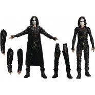 THE CROW Il Corvo ERIC DRAVEN Set Box 2 Figure da Collezione 9cm Originale MEZCO