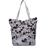 MICKEY MOUSE Vintage Face SHOPPING BAG Grey 40x35x10cm ORIGINAL Vadobag