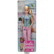 Doll BARBIE Carrier NURSE Blond with White Shoes & Stethoscope Original Mattel GTW39