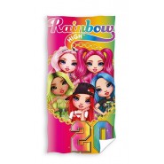 RAINBOW HIGH Beach Towel 70x140cm BATH Original New cotton CARBOTEX
