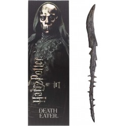 Replica DEATH EATER's MAGICAL WAND With 3D BOOMARK Original NOBLE COLLECTION NN6318 HARRY Potter