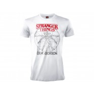STRANGER THINGS WHITE T-shirt HELLFIRE CLUB LOGO Original OFFICIAL Licensed