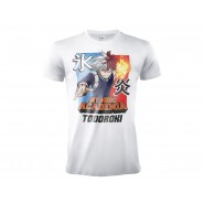 MY HERO ACCADEMIA TODOROKI T-Shirt BIANCA Maglietta ORIGINALE