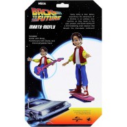 FIGURA TOONY MARTY MCFLY con Chitarra e Hoverboard 15cm da RITORNO AL FUTURO 35° anniversario Originale NECA 53602