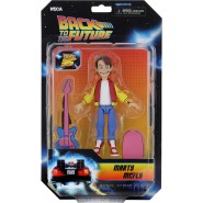 FIGURA TOONY MARTY MCFLY con Chitarra e Hoverboard 15cm da RITORNO AL FUTURO 35° anniversario Originale NECA 53602