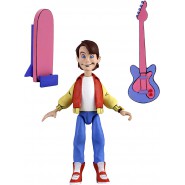 FIGURA TOONY MARTY MCFLY con Chitarra e Hoverboard 15cm da RITORNO AL FUTURO 35° anniversario Originale NECA 53602