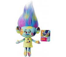 TROLLS Serie Completa HASBRO Set 6 Diversi PELUCHE 20-30cm Personaggi Film TROLLS Originali