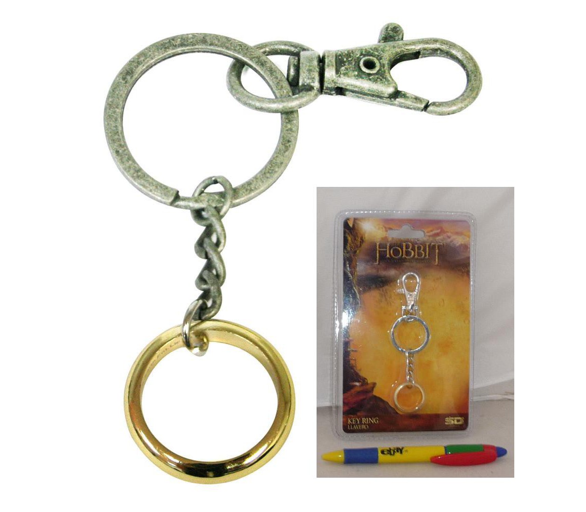 THE HOBBIT Lord Of The Rings KEYRING The ONE RING Blister SD TOYS Official LOTR