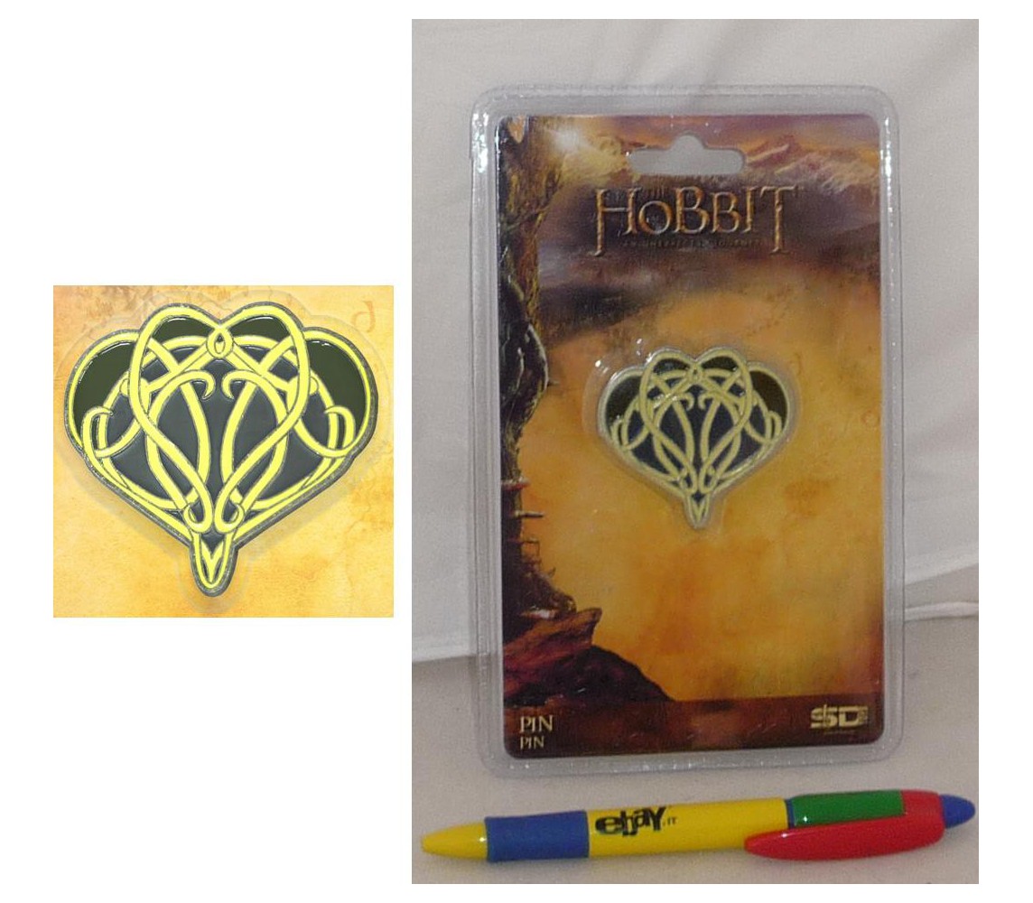 THE HOBBIT Signore Anelli SPILLA DI RE ELROND Blister SD TOYS Ufficiale LOTR