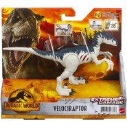 Big Figure VELOCIRAPTOR Dinosaurus EXTREME DAMAGE Jurassic World MATTEL GWN14