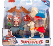 Set 6 Figure SUPER EROI DC COMICS LARGE COLLECTION Superman Batman Flash Wonder Woman Lex Luthor