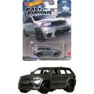 FAST AND FURIOUS Die Cast Car Model JEEP GRAND CHEROKEE TRACKHAWK Scale 1:64 6cm HotWheels HNW48