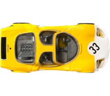 Die Cast Car Model Auto Car Culture Circuit Legends 1969 Alfa Romeo 33 Stradale Gialla Scale 1:64 7cm Hot Wheels HCJ91