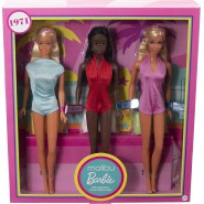 SPECIAL Signature Limited Edition GIFT SET BOX 3 Dolls BARBIE MALIBU 1971 Beach ORIGINAL Mattel GTJ86