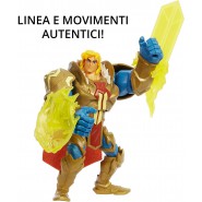 HE-MAN Figura Action 14cm MASTER OF THE UNIVERSE Guerriero Eroe Greyskull Originale Super7