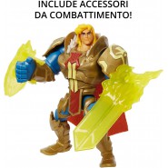 HE-MAN Figura Action 14cm MASTER OF THE UNIVERSE Guerriero Eroe Greyskull Originale Super7