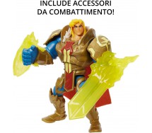 HE-MAN Figura Action 14cm MASTER OF THE UNIVERSE Guerriero Eroe Greyskull Originale Super7