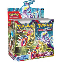 BOX DISPLAY Intero 36 Buste Pacchetti Pokemon SCARLATTO E VIOLETTO in ITALIANO - ORIGINALE Game Vision Cards