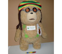 Film TED ORSO Enorme PELUCHE 60cm RASTA PARLANTE Volgare ORIGINALE