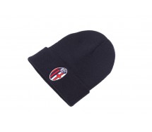 Winter HAT DARK BLUE Original BOLOGNA FC 1909 Logo Official