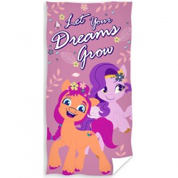MY LITTLE PONY Let Your Dreams Grow Telo Mare 70x140cm Spiaggia Bagno Beach Towel Nuovo cotone CARBOTEX