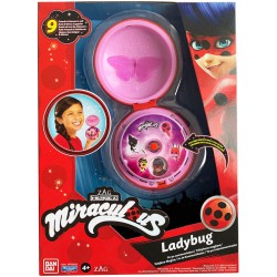 MARINETTE Playset Figura ROTANTE Ruota con LUCI E SUONI Originale MIRACULOUS LADYBUG