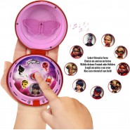 MARINETTE Playset Figura ROTANTE Ruota con LUCI E SUONI Originale MIRACULOUS LADYBUG