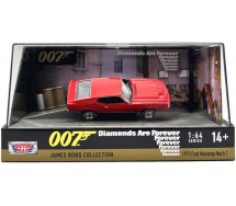 JAMES BOND 007 DIAMONDS ARE FOREVER Die Cast Car Model 1971 Ford Mustang Mach 1 Scale 1:64 MOTOR MAX