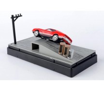 JAMES BOND 007 DIAMONDS ARE FOREVER Diorama Auto Die Cast Modellino Auto DieCast 1971 FORD MUSTANG MACH 1 Scala 1:64 MOTOR MAX